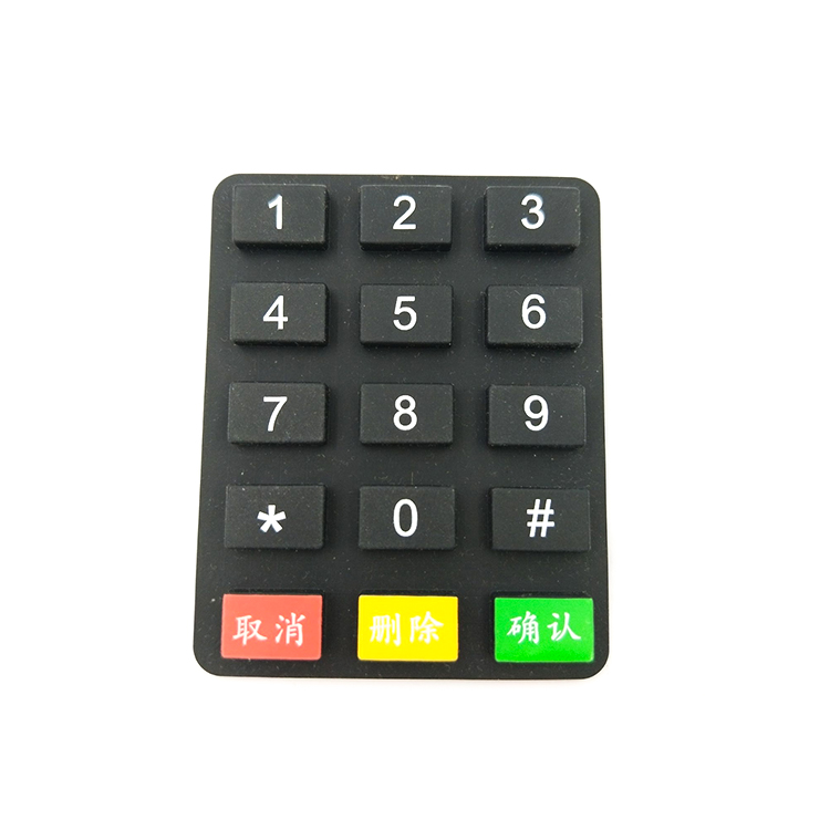 Calculator silicone button